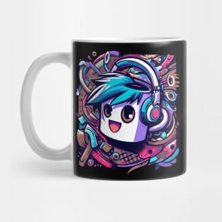 Vibrant Mug Melody - music is my life, coffee is my life Mug